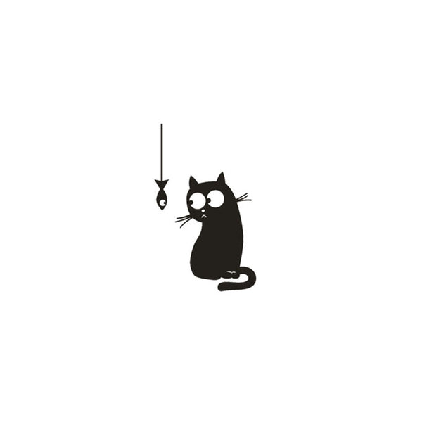 thebigturk6.myshopify.com Fashion Design and High Quality Plane Wall Stickers Cute Cat Switch Light Socket room decoration accessories